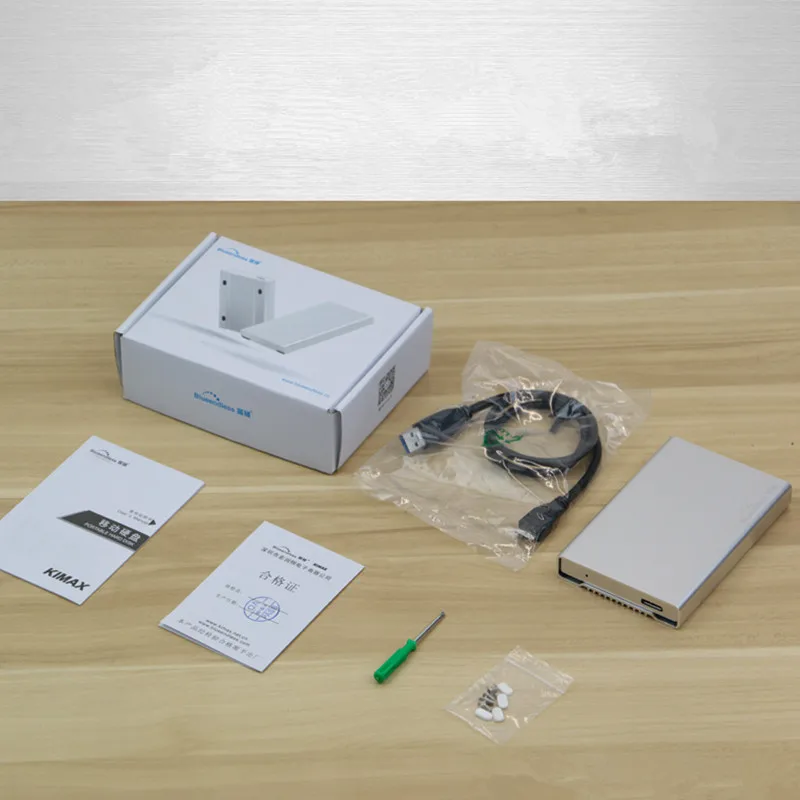 Алюминиевый высокоскоростной корпус для жесткого диска 2 5 дюйма 6 Гбит/с Usb 3 0 Sata