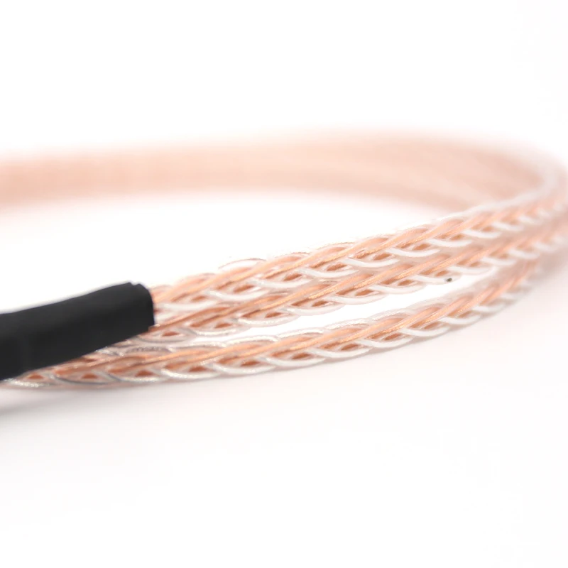 8cu USB медь + серебряный Соединительный кабель с позолоченным золотым соединением аудио цифровой кабель|cable