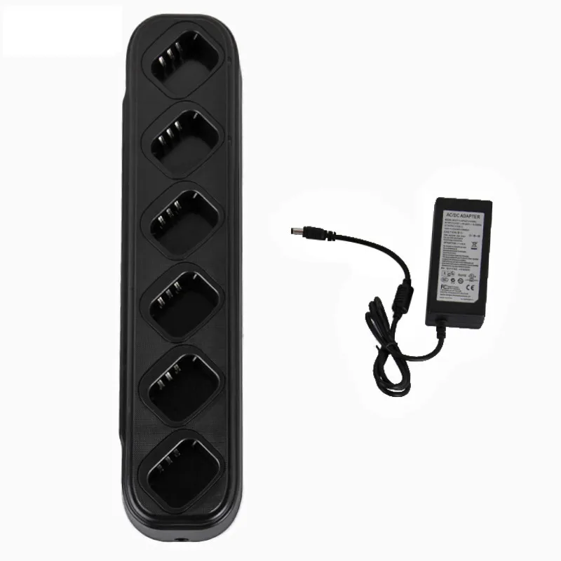 YIDATON Single row of six universal charger walkie talkie quick charger for motorola gp3688 3188 CP040 cp380 ep450 cp040 radio