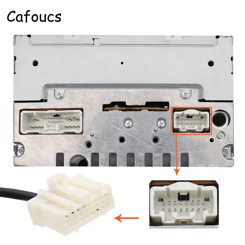 Cafoucs для Mazda Aux Usb MP3 адаптер автомобильный музыкальный CD аудио медиачейнджер зарядное устройство цифровой ящик для Mazda 3 6 2 5 cx 5 7