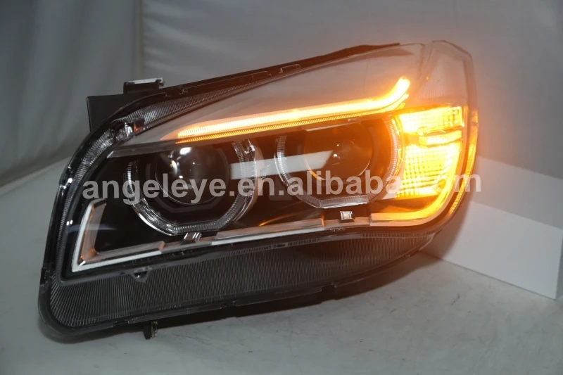 Для BMW X1 E84 Светодиодные ленты Ангельские глазки головной светильник 2009 2014 года