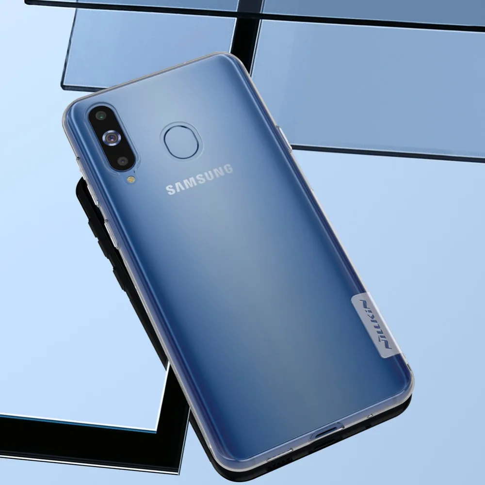 Чехол NILLKIN Nature из ТПУ для Samsung Galaxy A8s мягкий прозрачный силиконовый чехол телефона