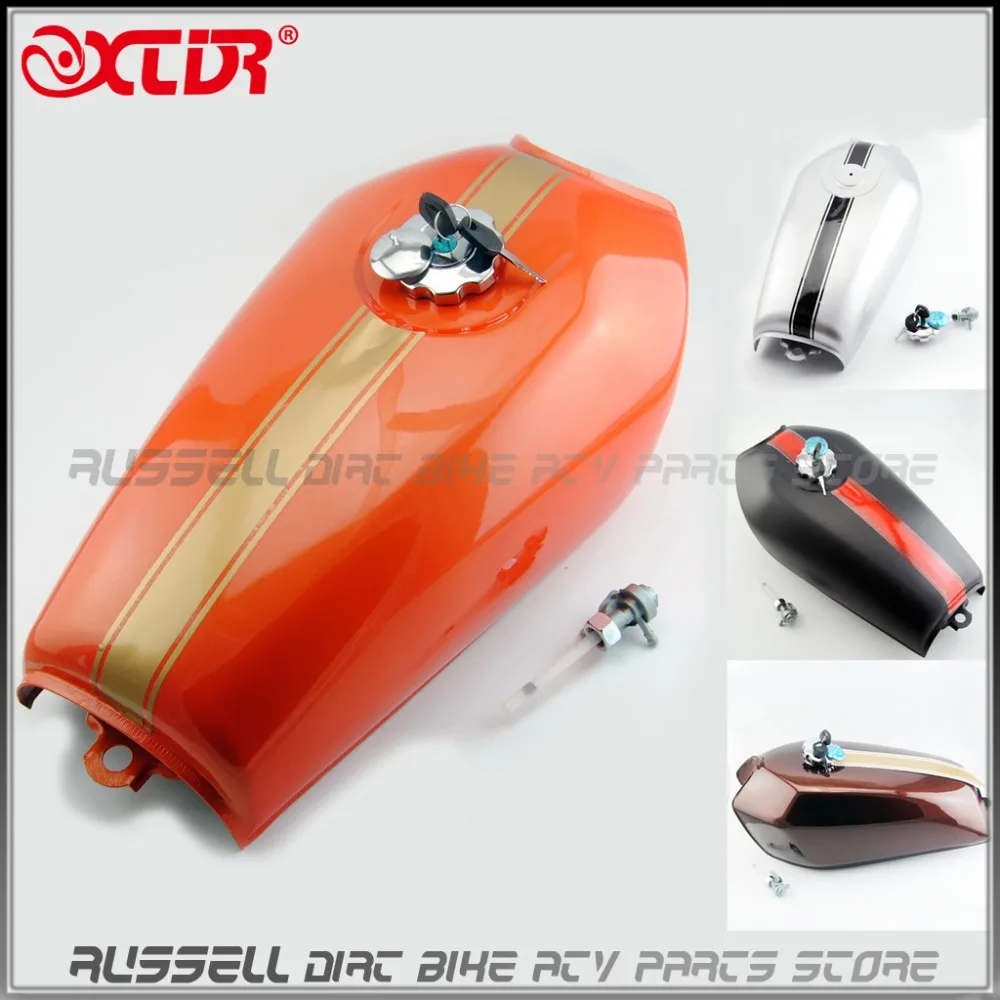 Винтажный газовый топливный бак для мотоцикла 9L Cafe Racer HONDA CG125 CG125S CG250 Толстая