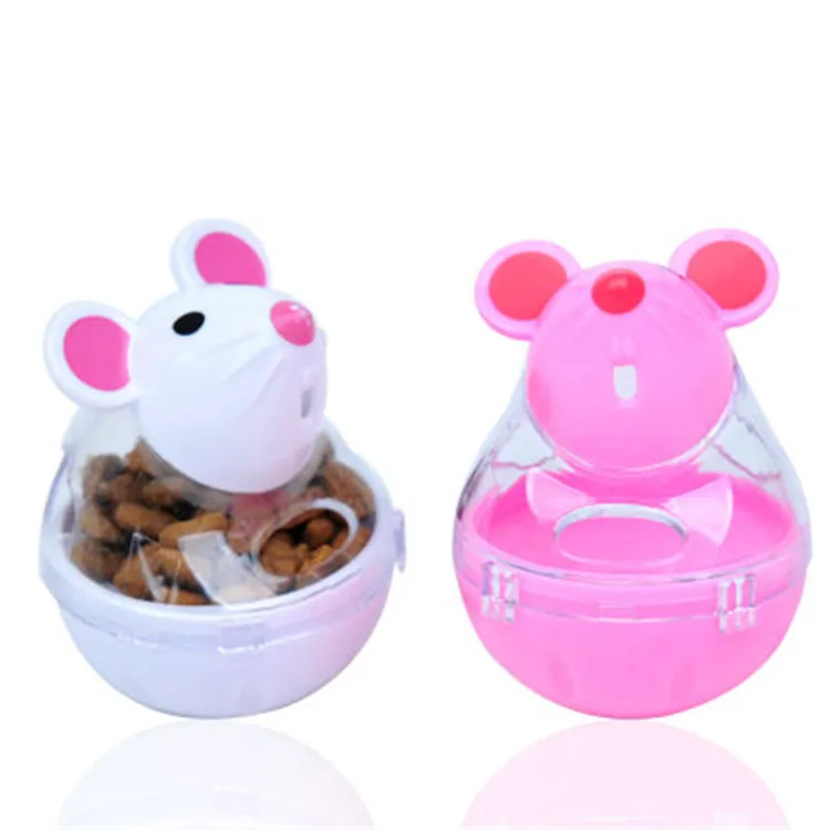 YVYOO игрушка для кошек Забавный стакан игрушка-кормушка мышь утечка мячи для животных развивающие игрушки устройство для утечки животных забавная кошачья интерактивная игрушка