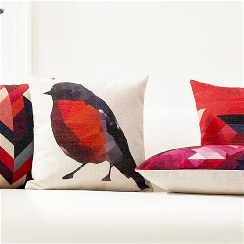 Декоративные диванные подушки в скандинавском стиле Геометрическая простая