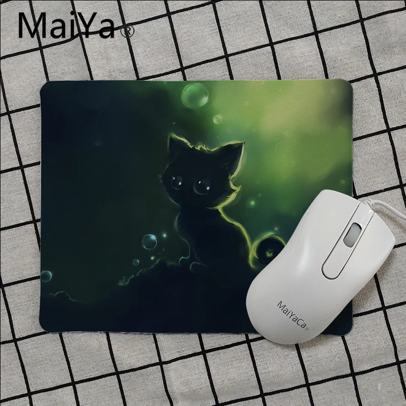 Maiya Высококачественная Милая Домашняя Кошка Животное Искусство клавиатура коврики для игровой мыши Лидер продаж подставка под руку мышь