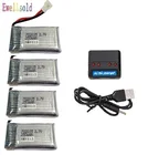 Wltoys XK A100 A110 A120 A130 A150 3 канала RC Самолет 3,7 в 350 мАч аккумулятор 4 шт.лот