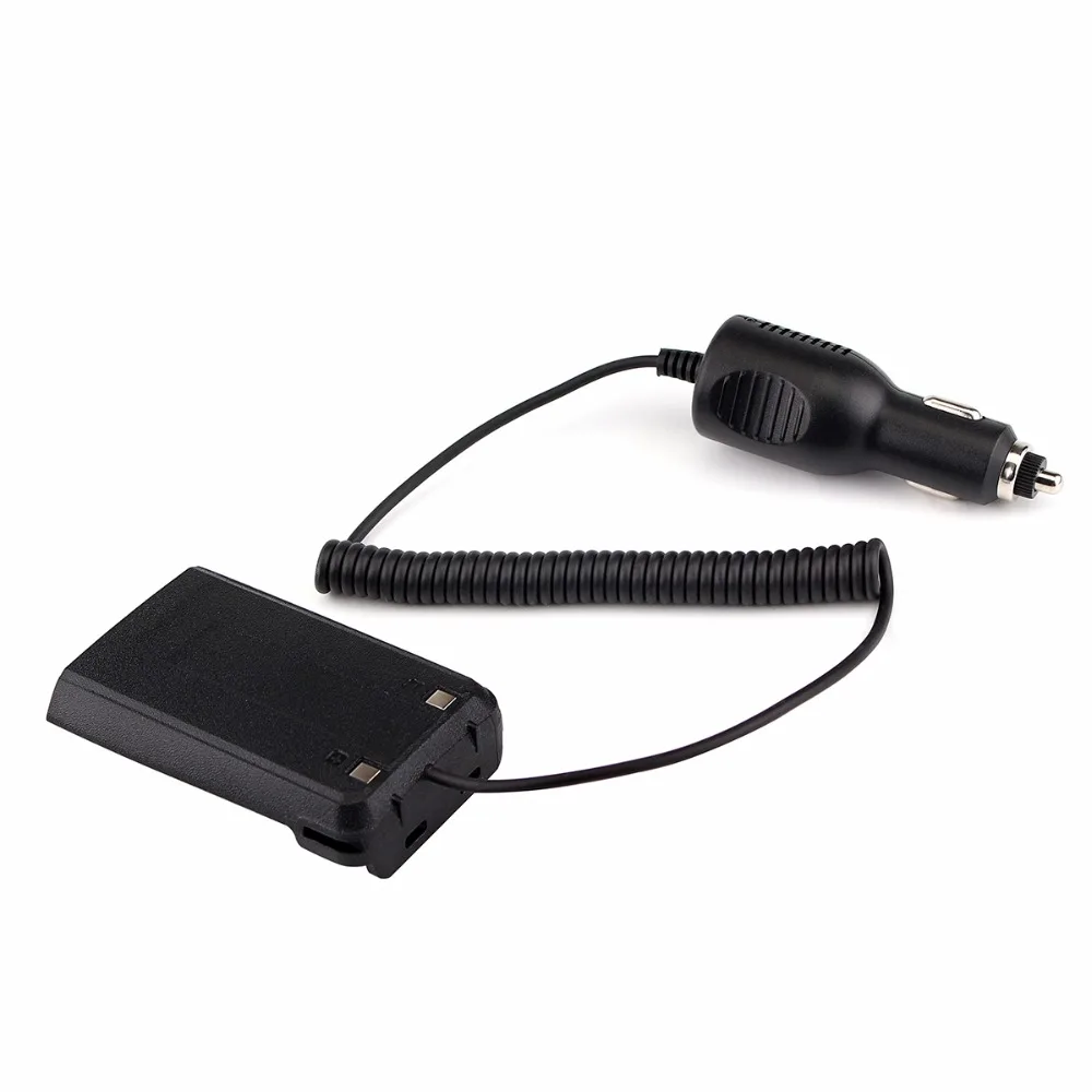 100% New Black Car/Vehicle Charger Battery Eliminator 12V-24V For Retevis RT21 Two Way Radio Accessories J9118J