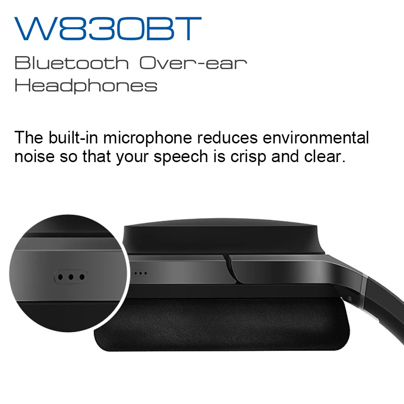 Беспроводные наушники EDIFIER W830BT Bluetooth v4.1 aptX кодек NFC tech с 95 часами воспроизведения