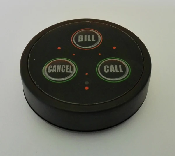 Кнопка вызова официанта беспроводной зуммер для ресторана любой логотип на