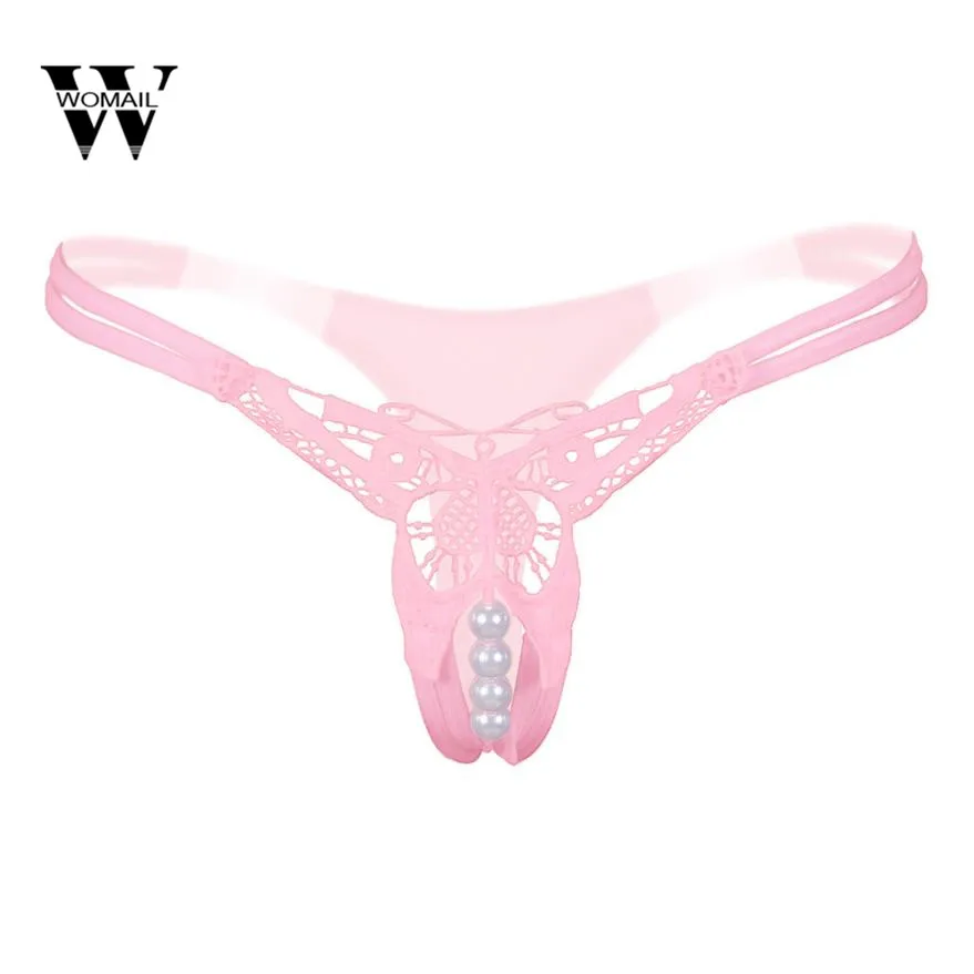 Новинка 2018 дизайнерские сексуальные стринги с подвеской и жемчугом женские