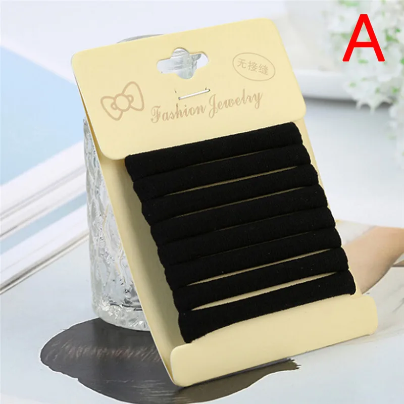 

8PCS Women Girls Hair Band Ties Elastic Rope Ring Hairband Ponytail Holder