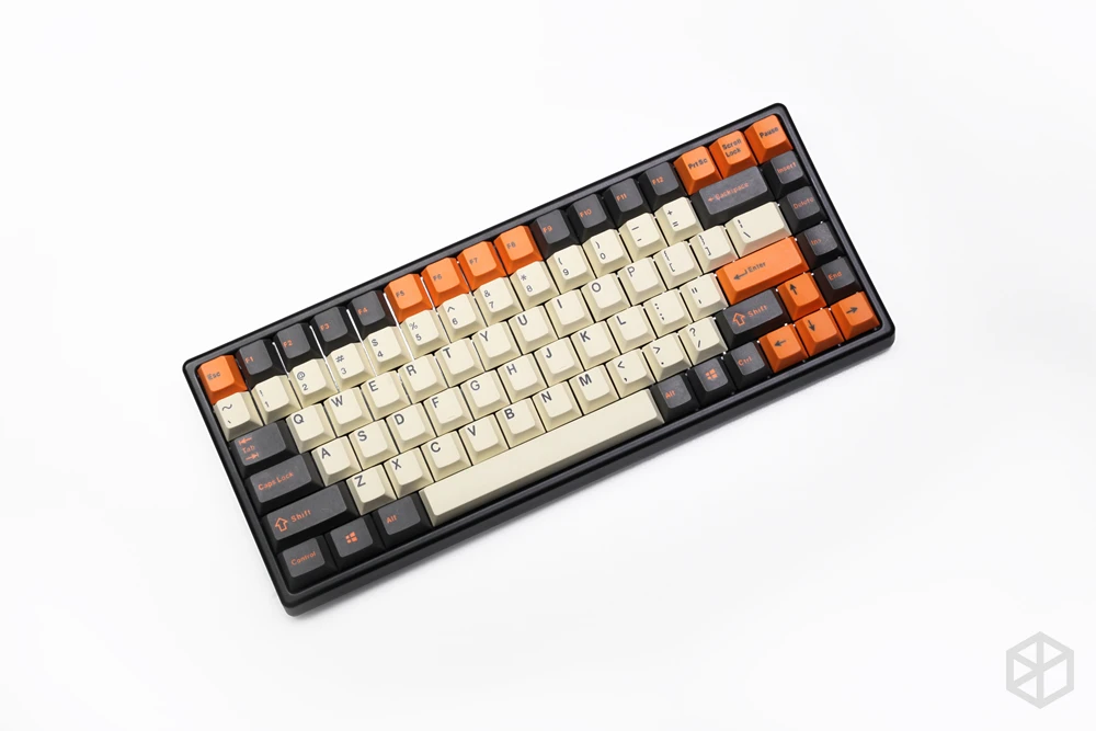 Pbt doubleshot колпачки Вишневый профиль карбоновый цвет бежевый оранжевый серый для xd60 xd64 tada68 96 xd84 xd68 1800 87 tkl 104 ansi