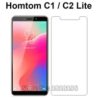for homtom c1 tempered glass 9h explosion proof smartphone cover glass front film for homtom c2 lite c1 case screen protector
