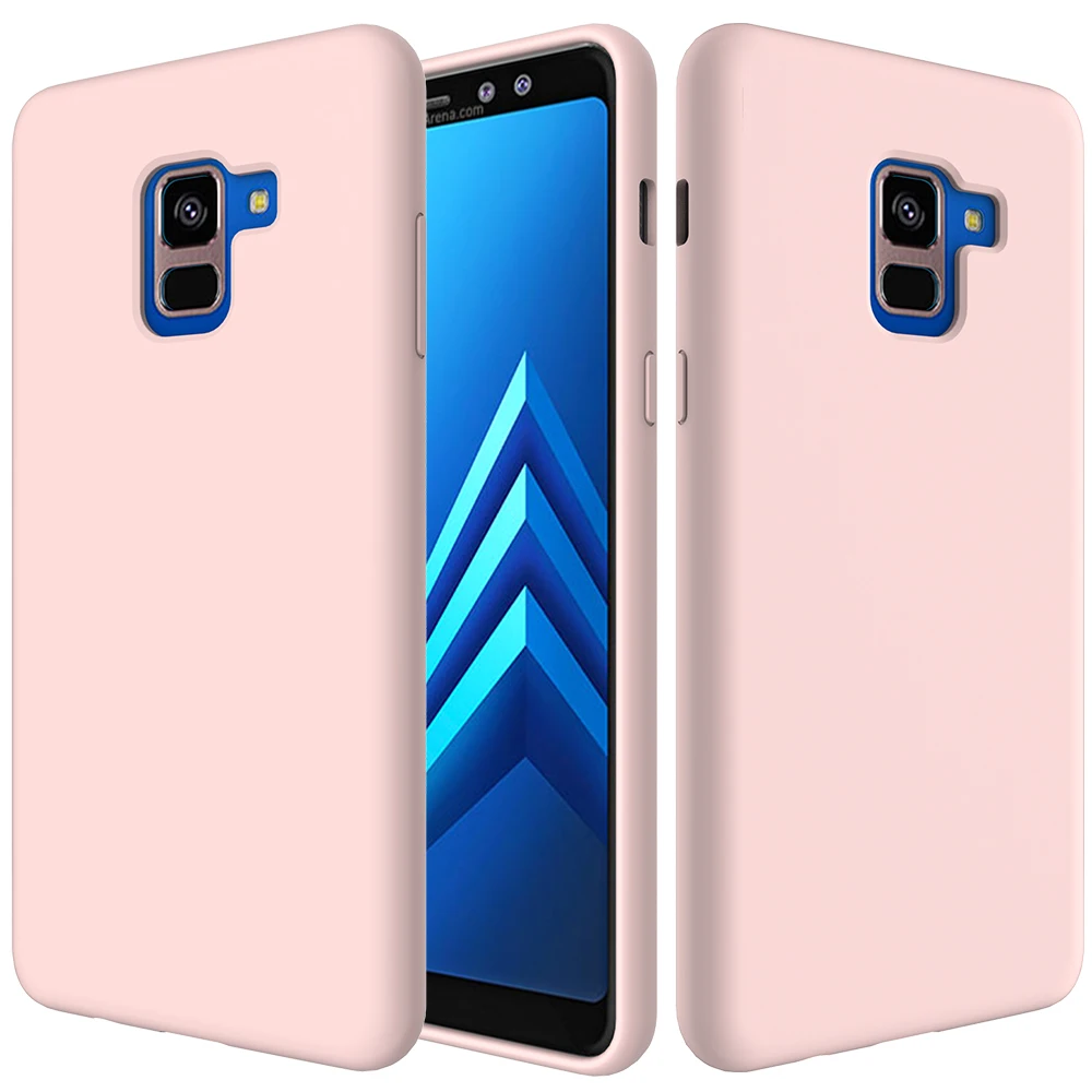 2018 версия Роскошный чехол для телефона s samsung A8 plus Оригинальный жидкий