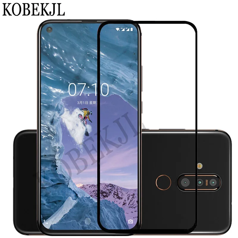 Защита экрана для Nokia X71 стекло защита X 71 TA 1172 NokiaX71 закаленное полное покрытие