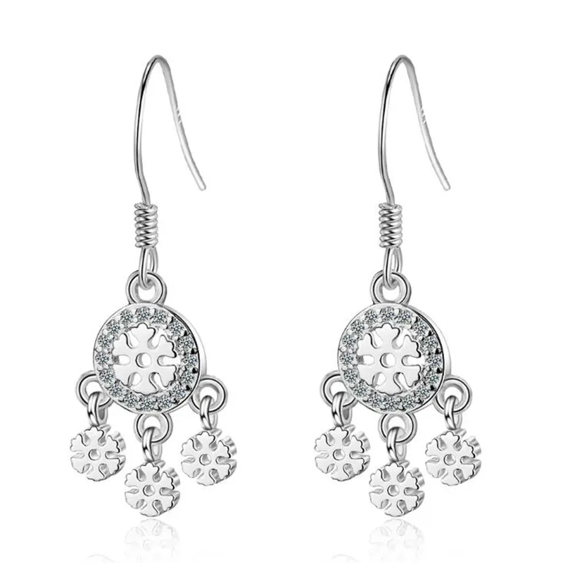 Новые креативные свисающие круглые висячие серьги из стерлингового серебра 925