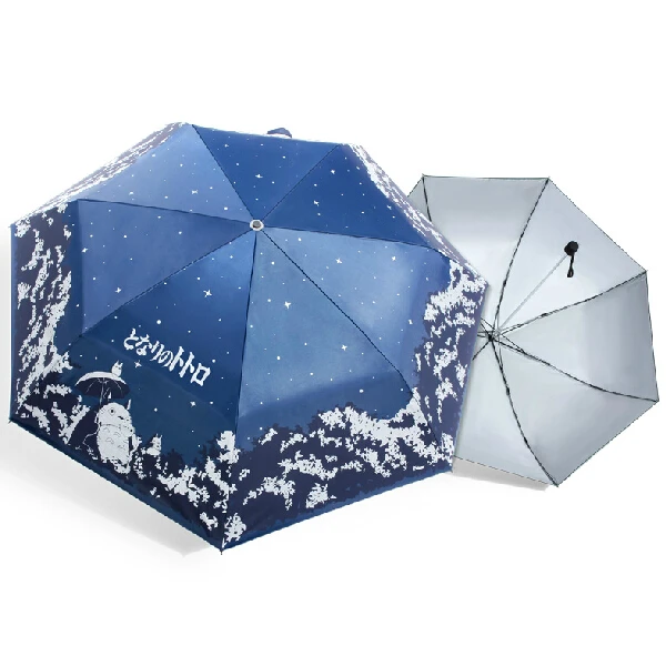 Ультралегкий ночник с отражающим эффектом простой симпатичный Зонт Тоторо