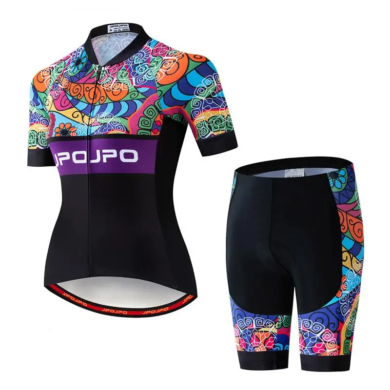 Model 2 Weimostar одежда для велоспорта Pro Team для женщин с коротким рукавом велосипедная одежда Дышащая MTB велосипедная одежда анти-УФ Велоспорт Джерси набор - Цвет: Model 2