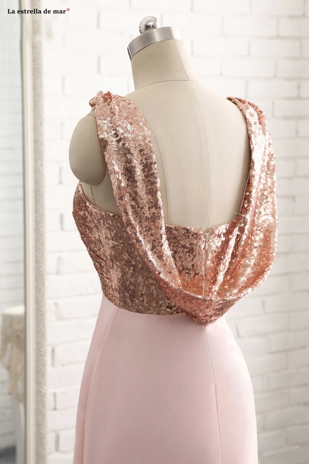 Vestido invitada boda mujer Новые пикантные V образным вырезом трапециевидной формы цвета