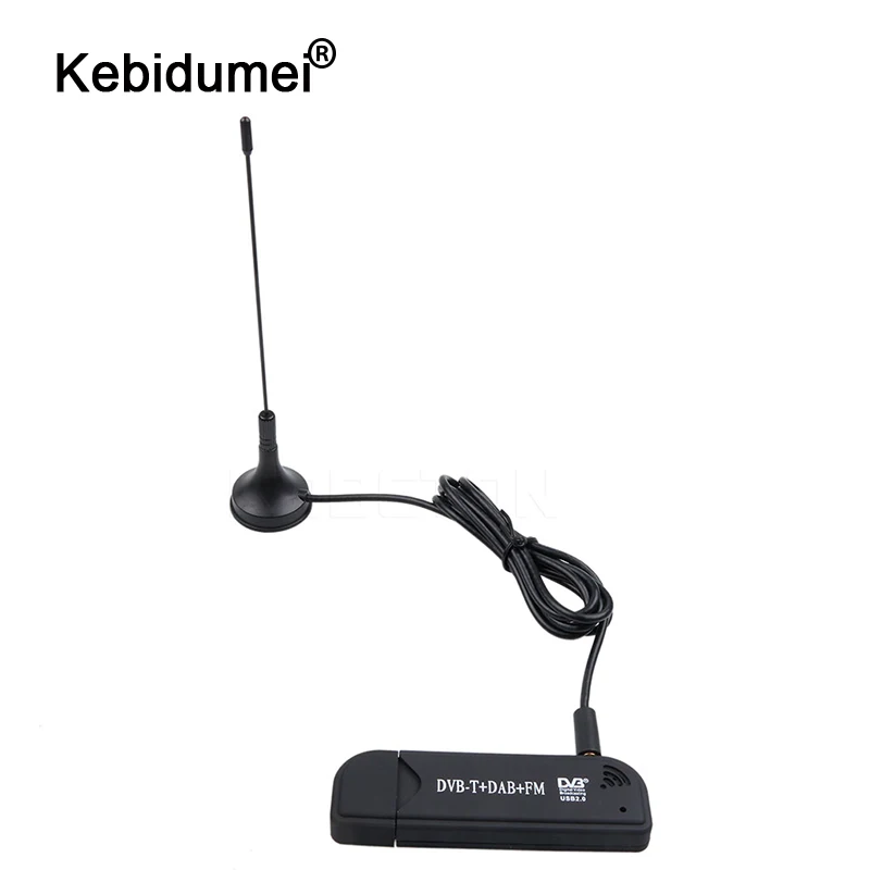 Kebidumei TV stick RTL SDR USB 2 0 программное обеспечение FM радио DVB T RTL2832U + FC0012 цифровой ТВ