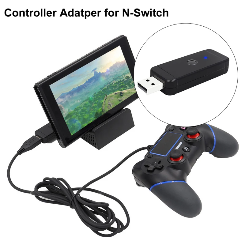 Беспроводной проводной USB конвертер Bluetooth геймпад игровой контроллер адаптер для nintendo переключатель Joy-Con wii U PS3 PS4 Xbox One 360 PC