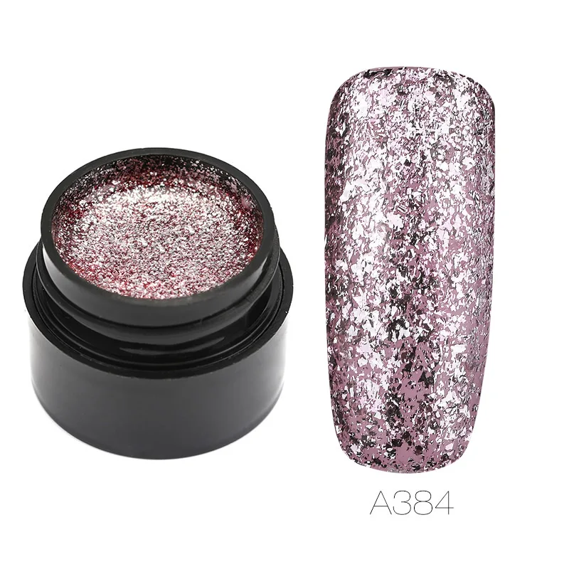 RFA384 ROSALIND UV Nail Gel Polish Neon Rainbow Hybrid Varnish Platinum 5ML Gel Paint Set For Manicure Semi permanent Base top Gel Lak - Цвет: RFA384