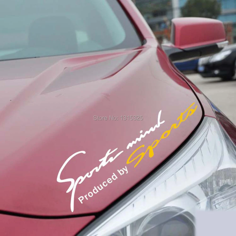 Автомобильные наклейки Aliauto Sports Mind произведенные спортивными автомобильными