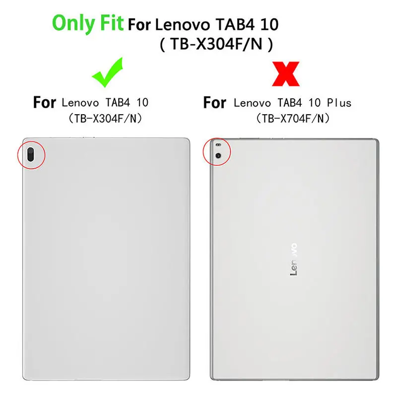 Модный 3D чехол из искусственной кожи с рисунком для Lenovo TAB4 10 Tab 4 ТБ X304F/N 1 дюймов