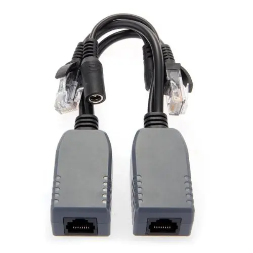MOOL 2 x PoE мощность через Ethernet кабель Пассивный сплиттер Инжектор адаптер 10/100