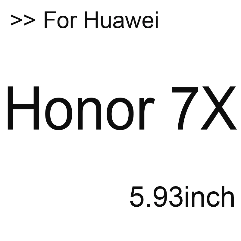 9 H закаленное стекло для huawei Honor 7X Honor 7A 7C Pro 7 7i Защитная пленка для экрана на Hauwei Honor7 Honor7i Honor 7 cpro - Цвет: Honor 7X