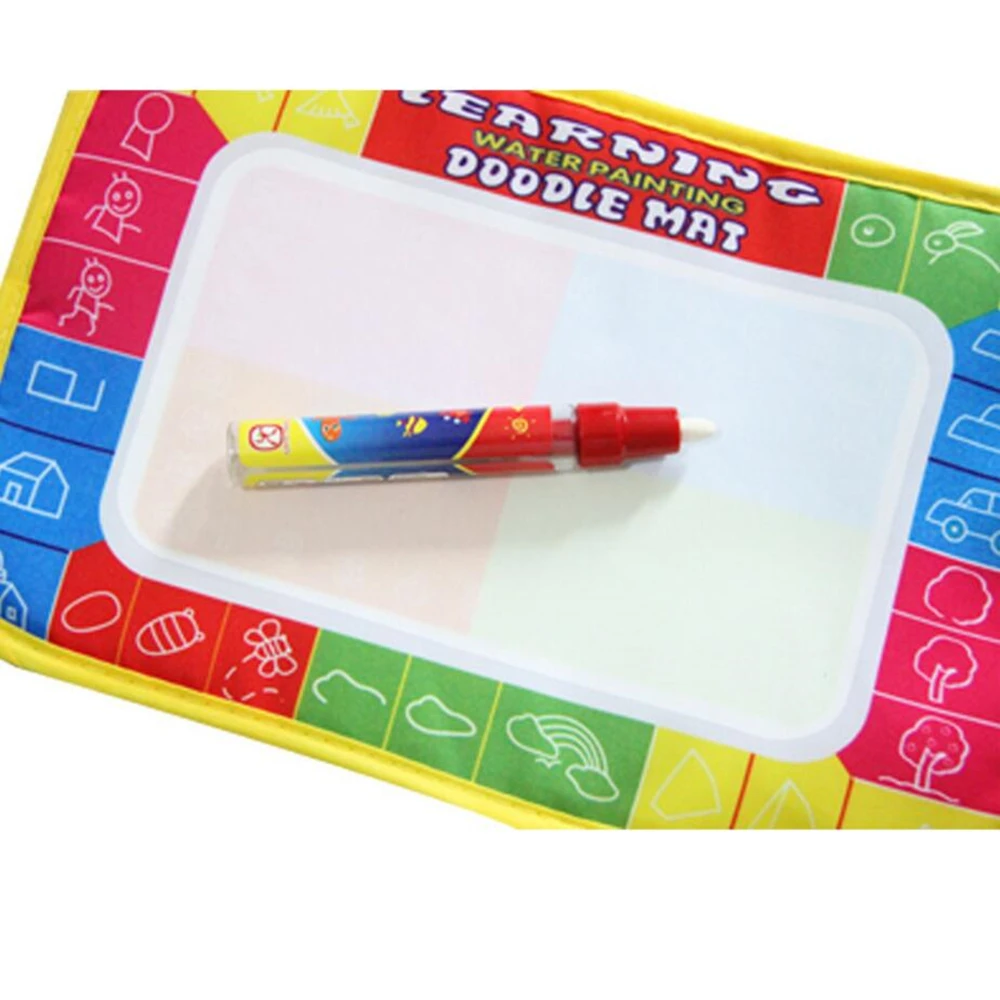 Free shipping 29X19cm 4 color Water Drawing Toys Mat Aquadoodle Mat&amp1 Magic Pen/Water board/baby play mat pen | Игрушки и хобби