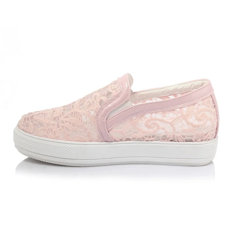 Женская повседневная обувь женская с резным узором на шнуровке из дышащего