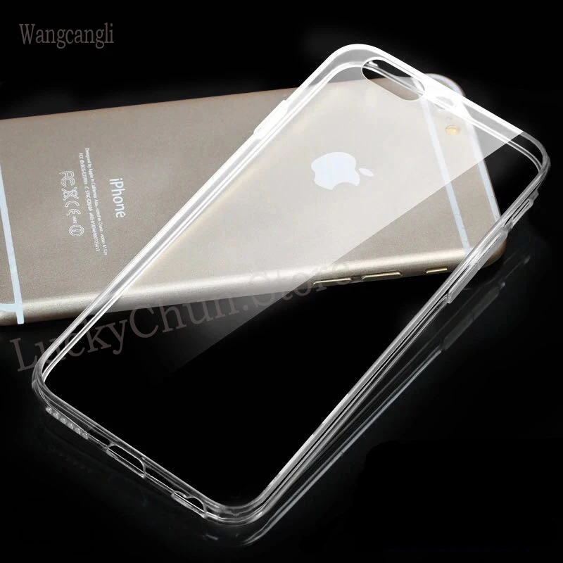 Чехол Wangcangli из ТПУ для iphone 5 5s se 6 6s 7 8 X прозрачный силиконовый чехол Plus - купить по