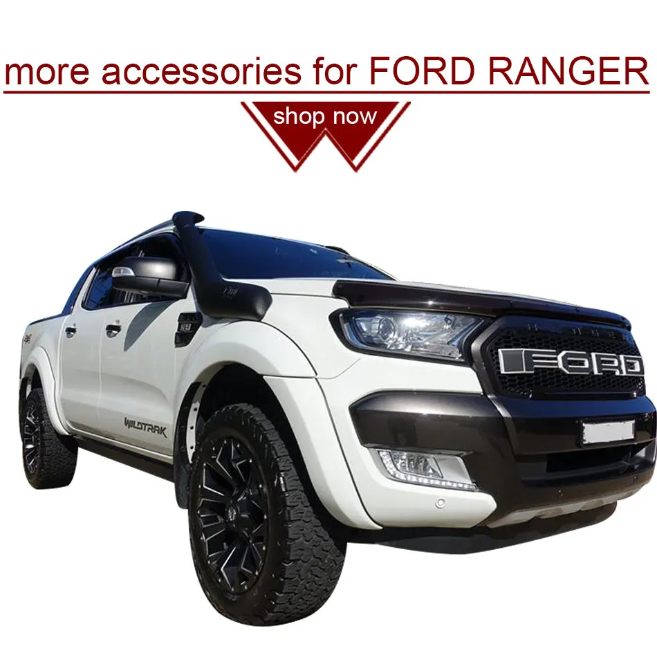 6 дюймов крыло вспышки с углеродного волокна цвет Брызговики для Ford Ranger Wildtrak T7 двойная кабина