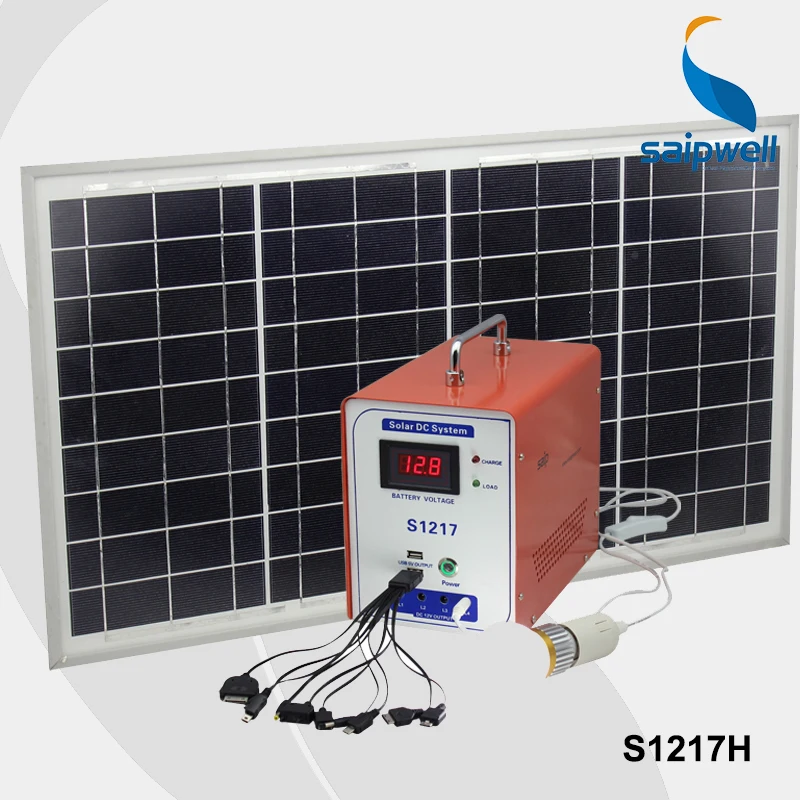 SAIP Портативный Солнечный Системы генератор Солнечные энергетические установки