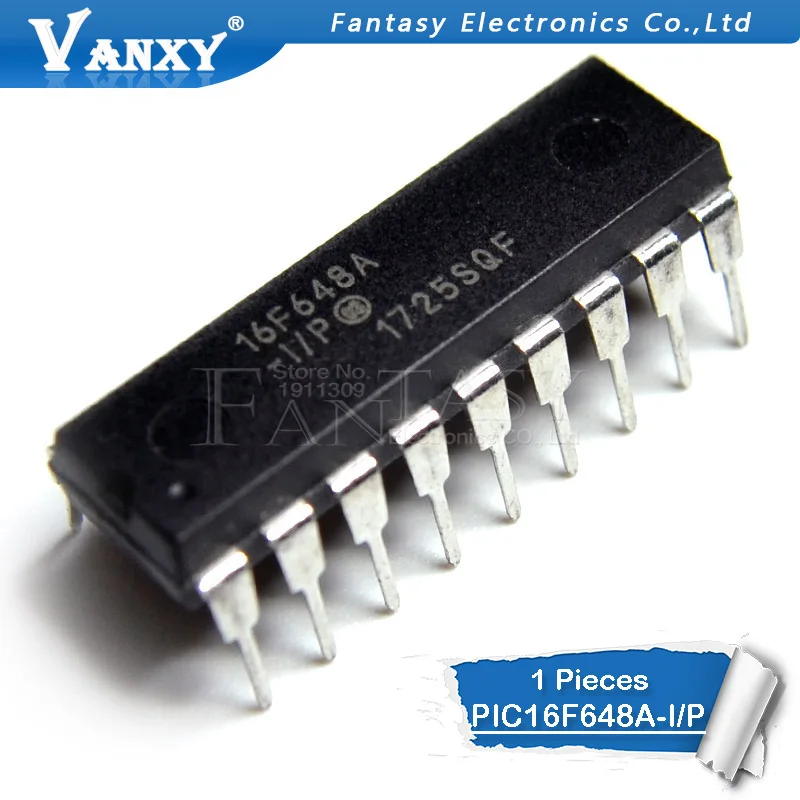 1 шт. PIC16F648A I/P DIP 18 DIP18 16F648A DIP|Интегральные схемы| |