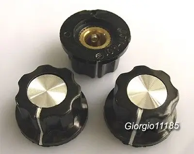 

100pcs Plastic Control Round Srew Type Knob MF-A01