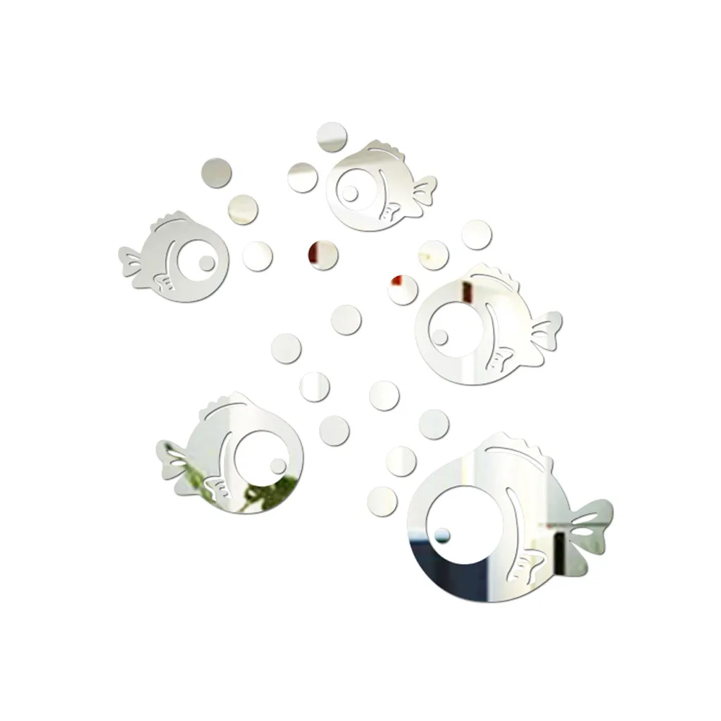 Бабочки для украшения 3D милый поезд сочетание зеркальный эффект Наклейка на