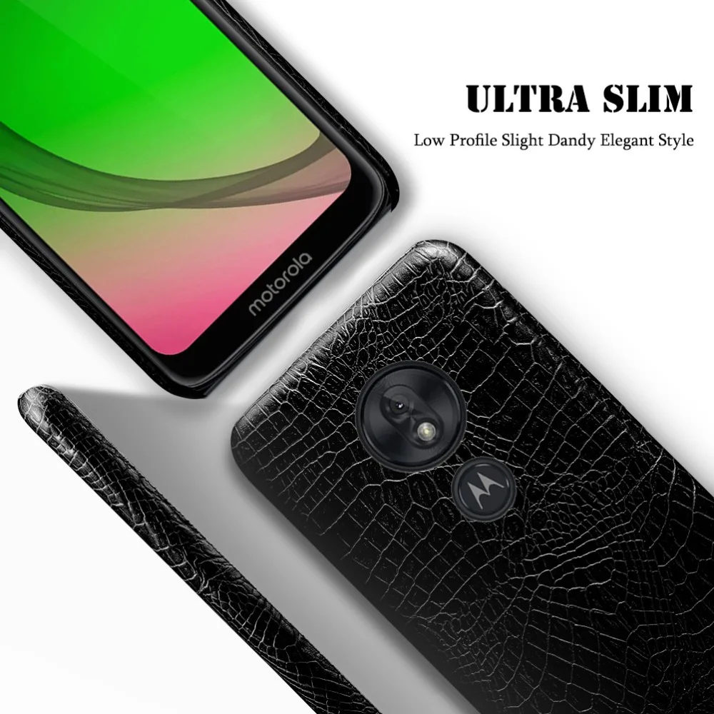 SLEO For Motorola Moto G7 Play Case PU Leather Hard Back for Phone Cover 5.7&quot |