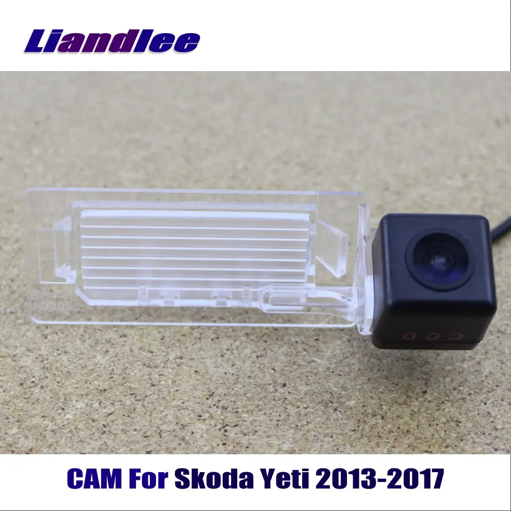 Камера Liandlee Автомобильная камера заднего вида для Skoda Yeti 2013 2017/камера HD CCD ночное