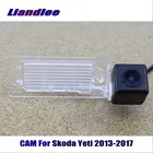 Камера заднего вида Liandlee для Skoda Yeti 2013-2017, камера заднего вида с ночным видением, HD CCD
