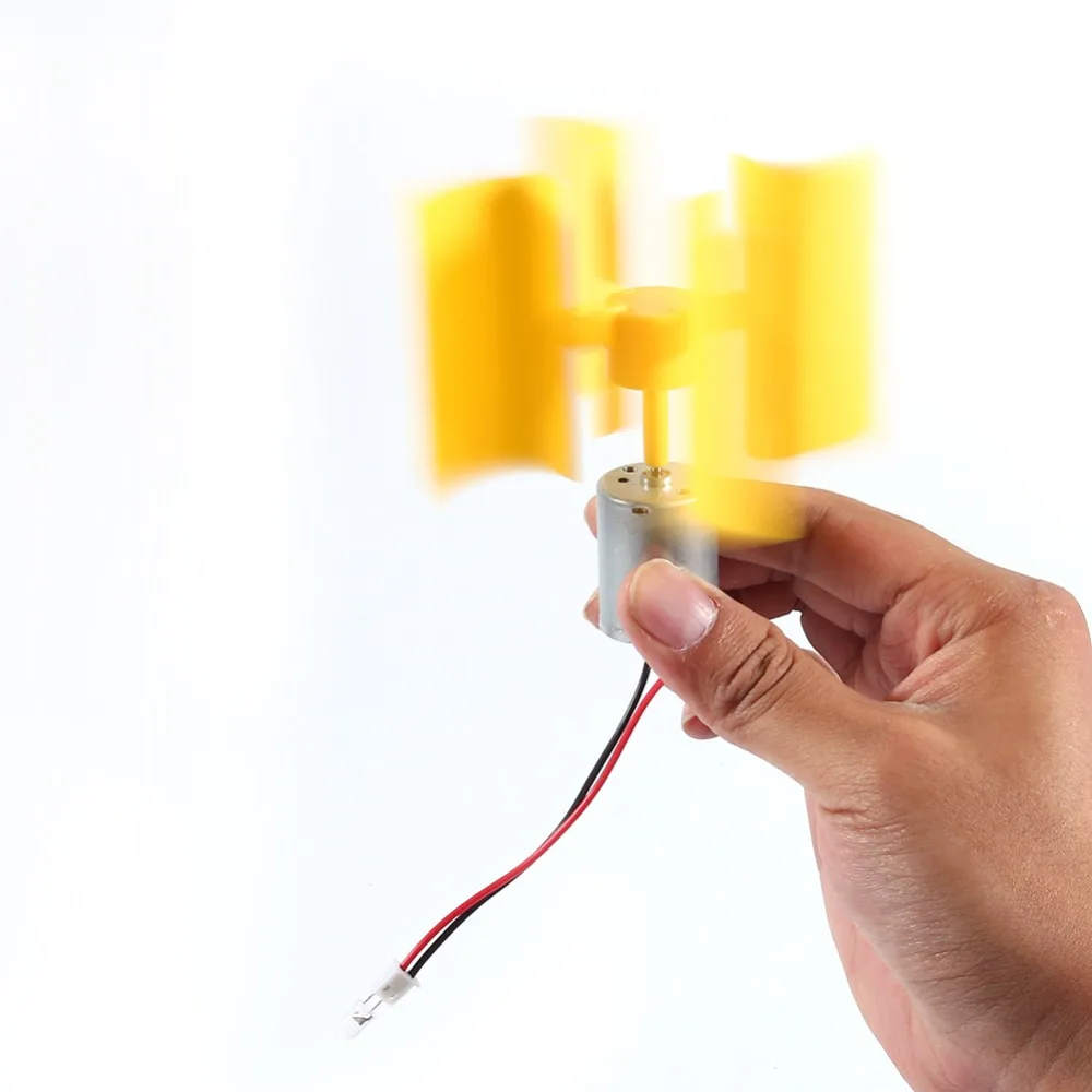 DIY Kit маленький мотор вертикальные ветрогенераторы лезвия Breeze генератор электроэнергии