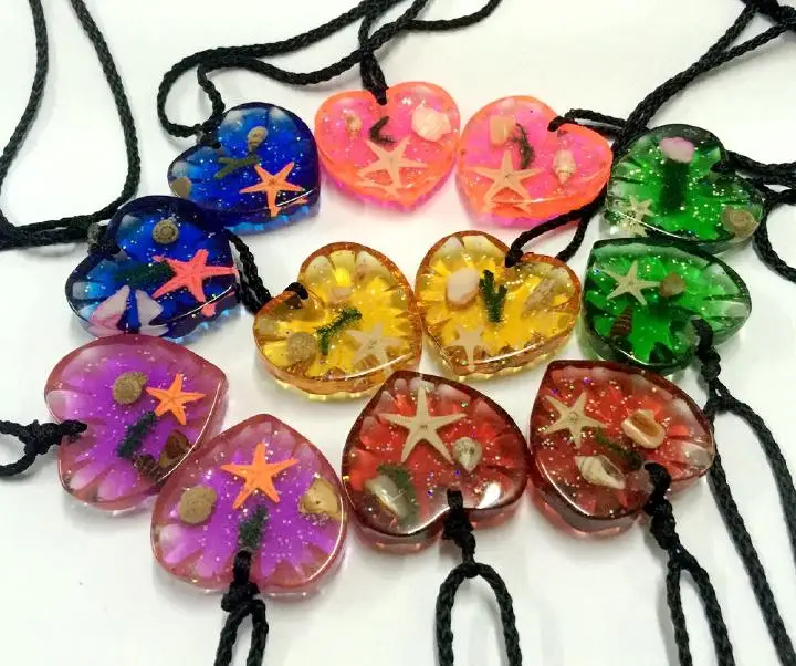 

6 pendant real colorful real starfish charming jewelry