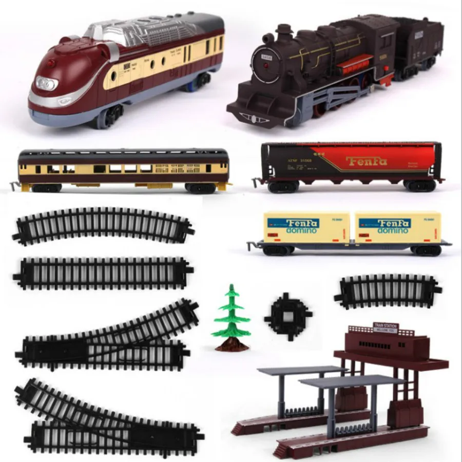 Пластик поезд контейнер макет железной дороги общего Аксессуары для поезда