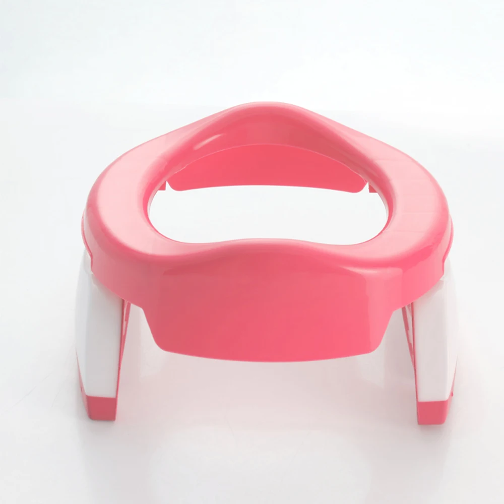 Детский дорожный складной горшок 2 :1 сиденье удобный портативный туалетный