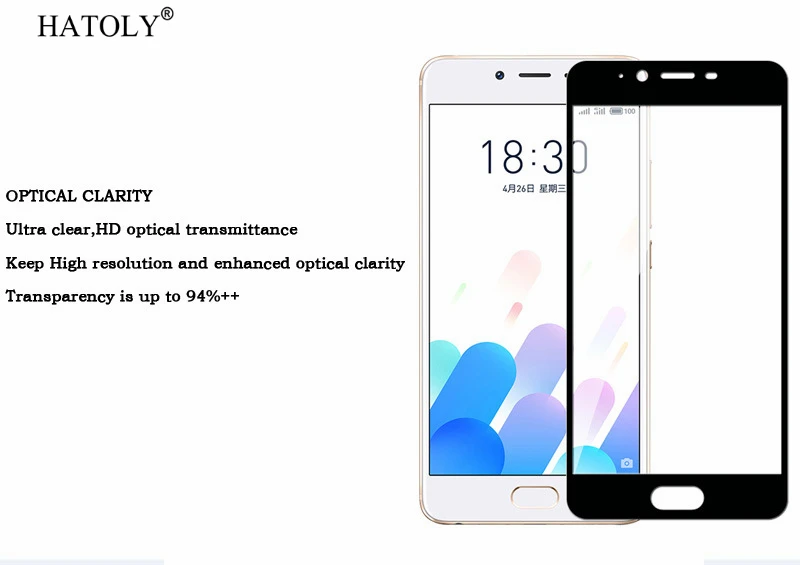 Закаленное стекло для Meizu M2E 9H полноразмерная пленка мобильный телефон Защита