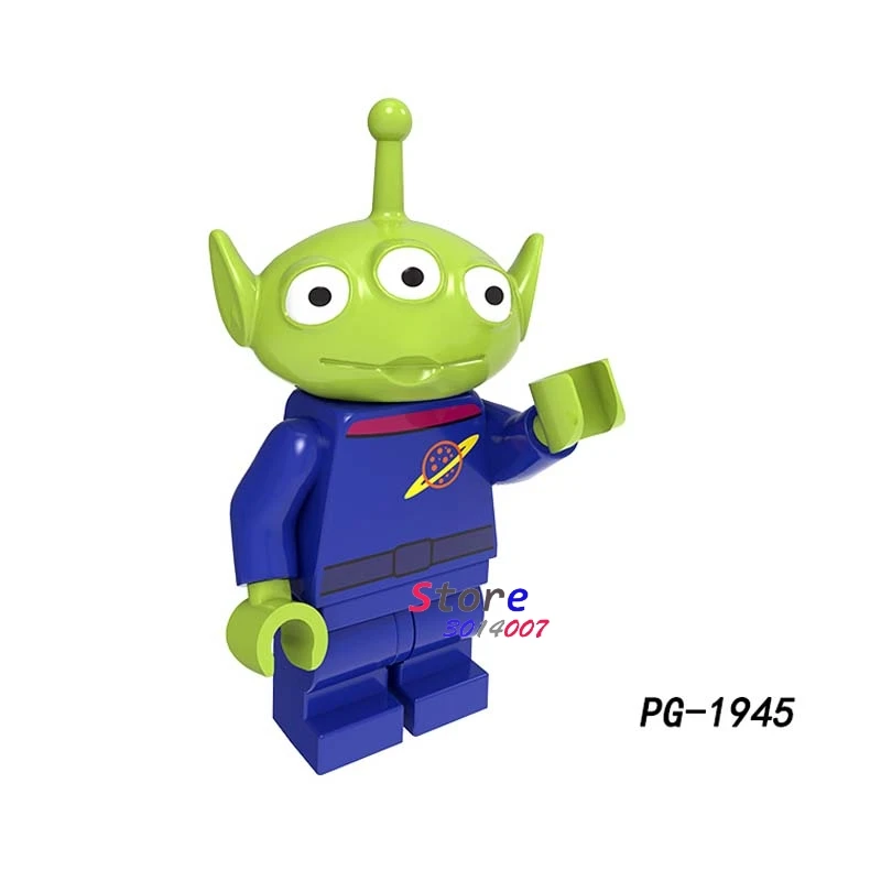 PG1945 Одна история игрушек 4 Базз Лайтер Вуди Джесси Даки Бо Peep Duke Caboom Alien Hamm Sonic строительные блоки - Цвет: PG1945