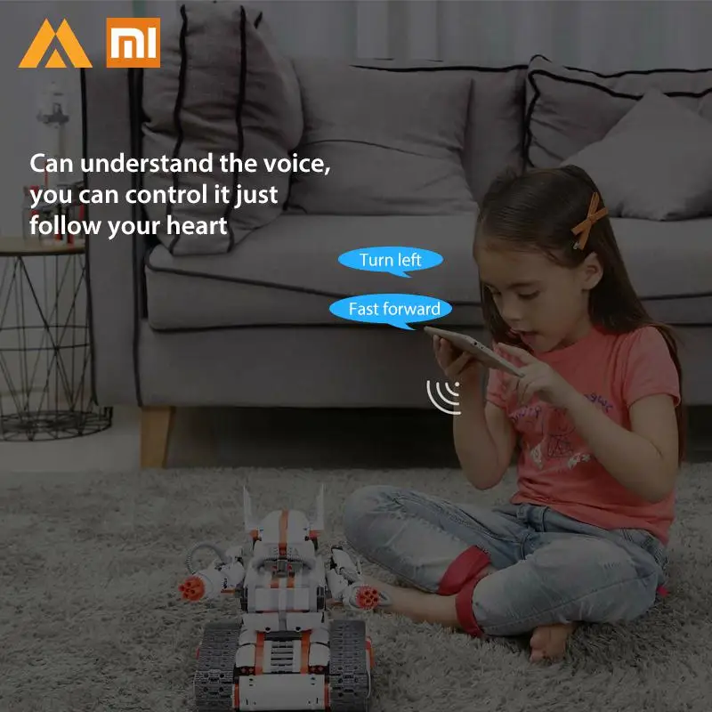 Xiaomi MITU Robot Builder DIY Building Blocks Bluetooth 4.0 Programmable Smart Track Kit APP Xioami Xiomi Mi | Электроника