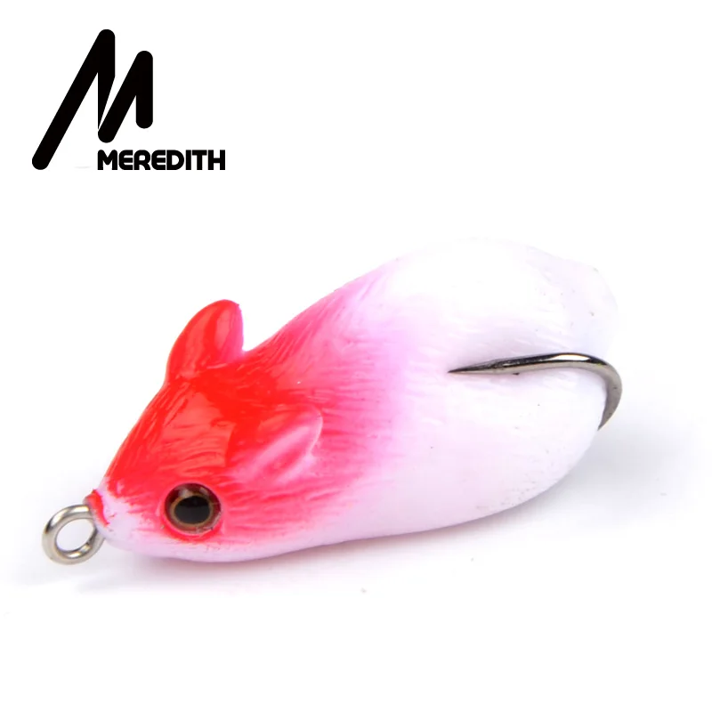 MEREDITH, 8,2 г, 4,5 см, 5 шт., приманка мыши в виде лягушки для рыбалки, мягкие приманки для снейкхеда, приманки для ловли басов, лягушка, плавающая верхняя часть